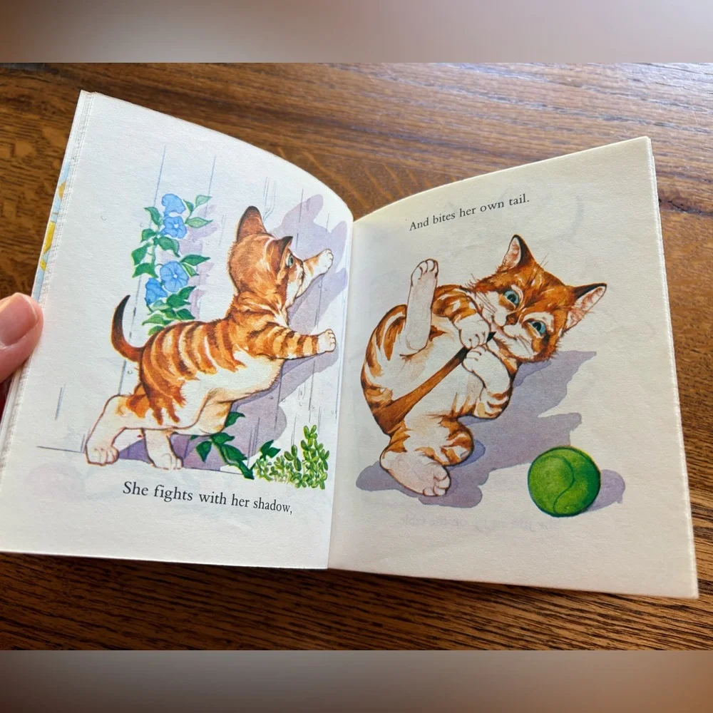Vintage Katie the Kitten by Little Golden Books - copyright- 1982 - Picture 14 of 14
